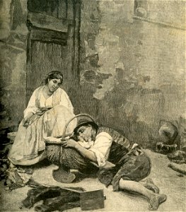 Gioie intime, quadro di Luigi Scorrano