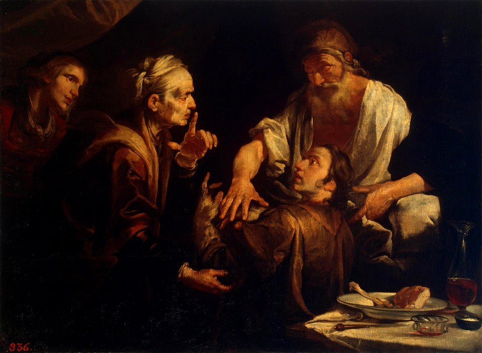 Gioachino Assereto - Isaac Blessing Jacob - WGA01032