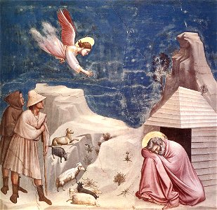 Giotto di Bondone - Joachims Dream - Capella degli Scrovegni