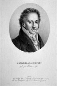 Gioachino Rossini Litho