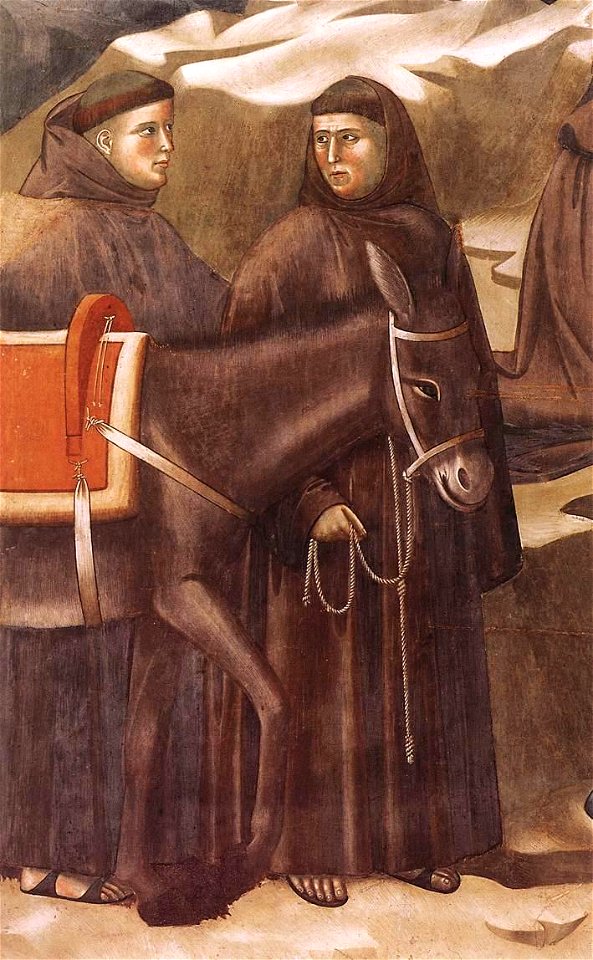Giotto di Bondone - Legend of St Francis - 14. Miracle of the Spring (detail) - WGA09138