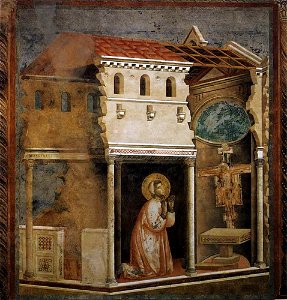 Giotto di Bondone - Legend of St Francis - 4. Miracle of the Crucifix - WGA09122