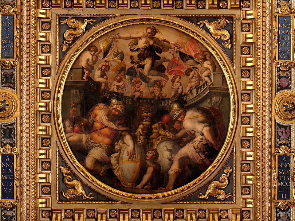 Giorgio Vasari - Allegories of the Quarters of Santo Spirito and Santa Croce - Google Art Project