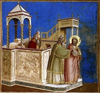 Giotto di Bondone - No. 1 Scenes from the Life of Joachim - 1. Rejection of Joachim's Sacrifice - WGA09169