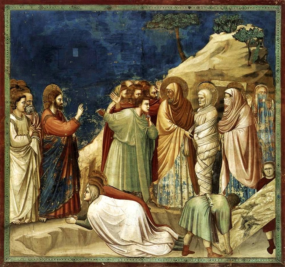 Giotto di Bondone - No. 25 Scenes from the Life of Christ - 9. Raising of Lazarus - WGA09204
