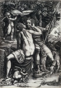 Giorgio Ghisi, Italian - Venus and Adonis - Google Art Project