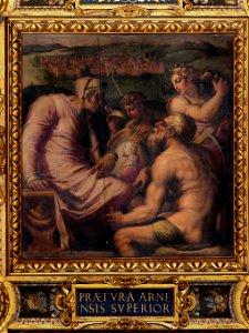 Giorgio Vasari - Allegory of San Giovanni Valdarno - Google Art Project