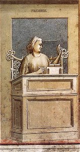 Giotto di Bondone - No. 40 The Seven Virtues - Prudence - WGA09267