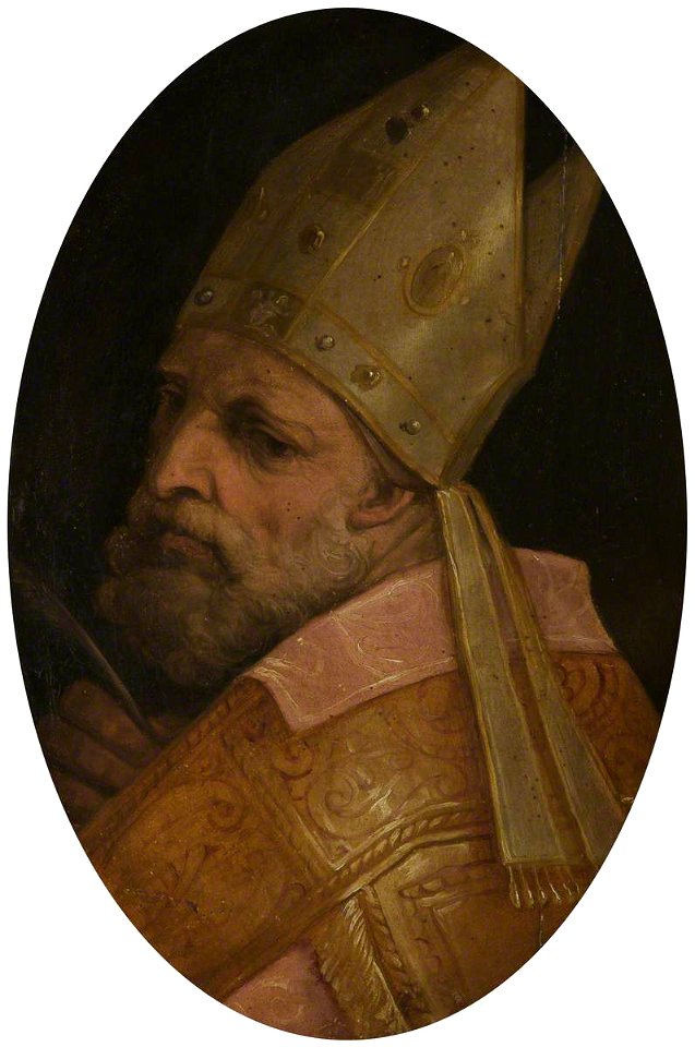 Giorgio Vasari (1511-1574) - The Head of a Bishop (possibly Saint Ambrose or Saint Donato) - 1298175 - National Trust