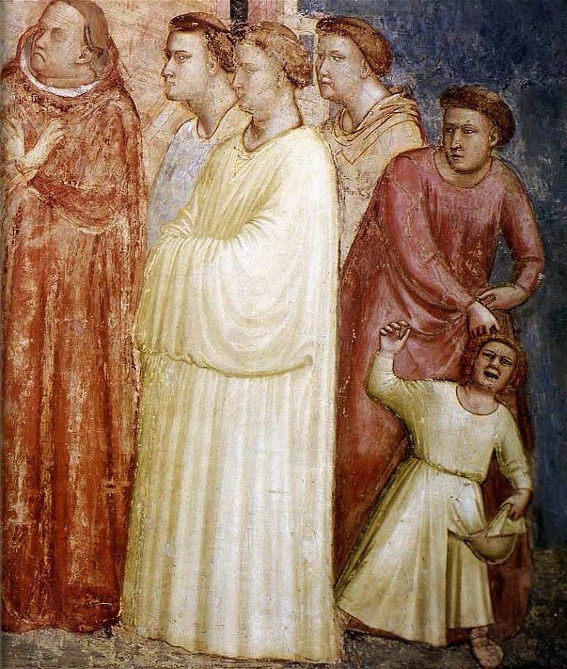Giotto di Bondone - Scenes from the Life of Saint Francis - 2. Renunciation of Wordly Goods (detail) - WGA09304