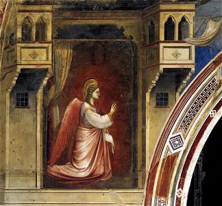 Giotto di Bondone - No. 14 Annunciation - The Angel Gabriel Sent by God - WGA09190