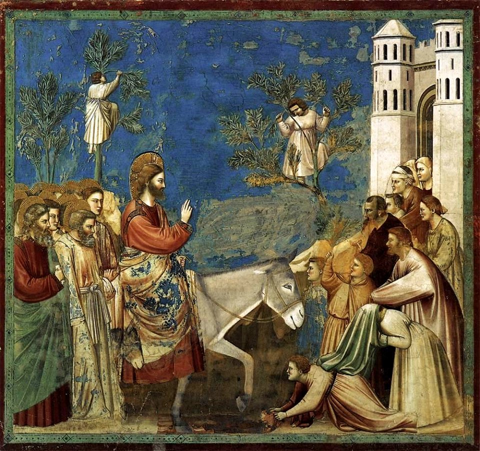Giotto di Bondone - No. 26 Scenes from the Life of Christ - 10. Entry into Jerusalem - WGA09206