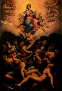 Giorgio Vasari - Allegory of the Immaculate Conception - WGA24279. Free illustration for personal and commercial use.