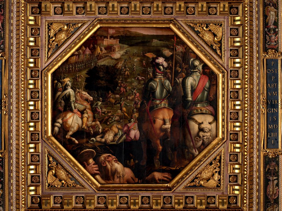 Giorgio Vasari - Battle of Marciano in Val di Chiana - Google Art Project