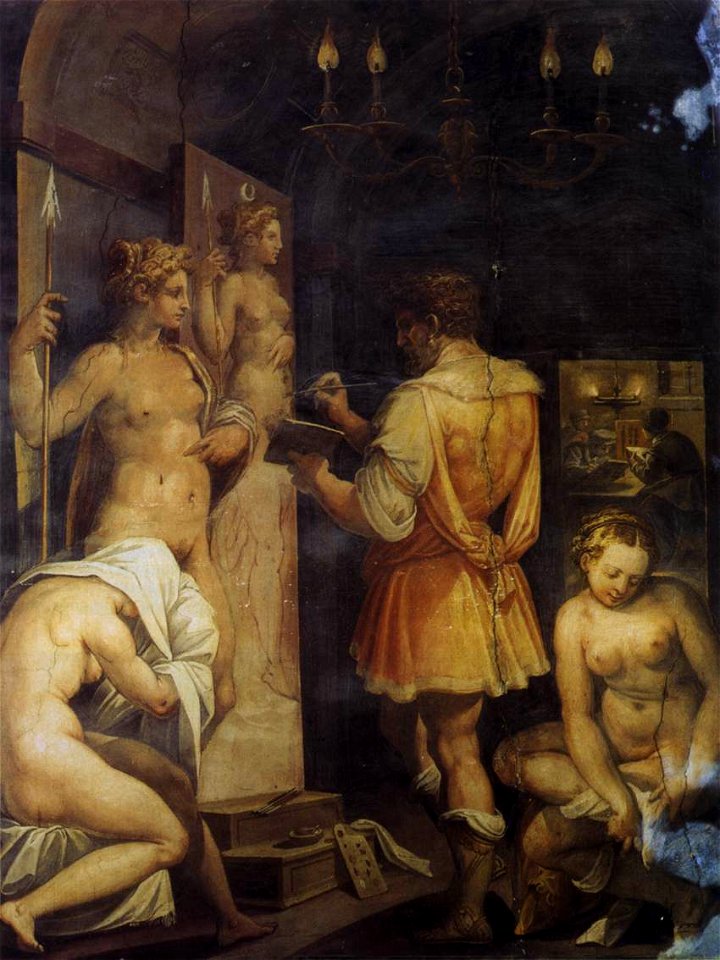 Giorgio Vasari - The Studio of the Painter - WGA24309