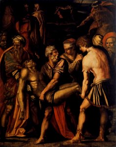 Giorgio Vasari - Entombment - WGA24277. Free illustration for personal and commercial use.