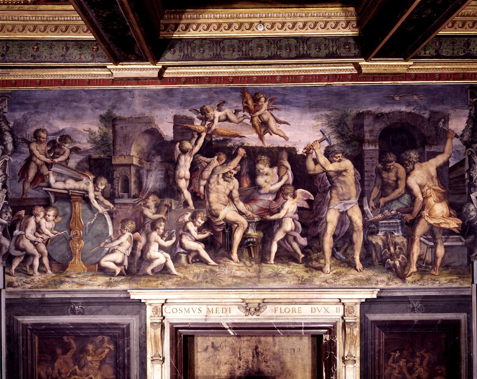Giorgio Vasari - Volcano's forge - Google Art Project