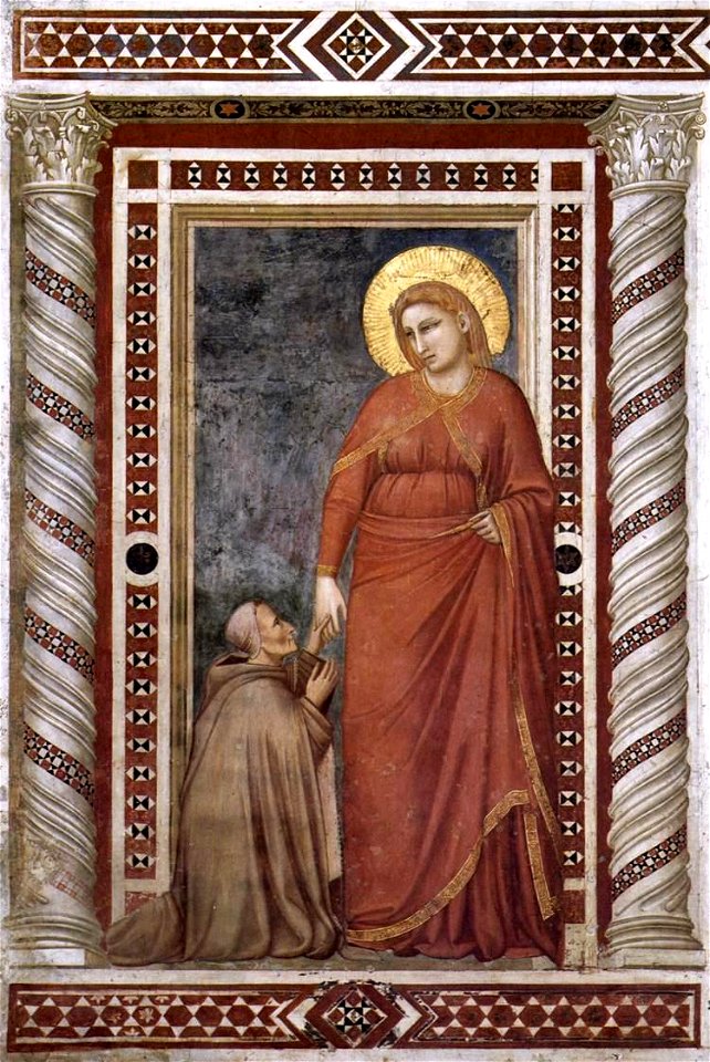 Giotto di Bondone - Scenes from the Life of Mary Magdalene - Mary Magdalene and Cardinal Pontano - WGA09101