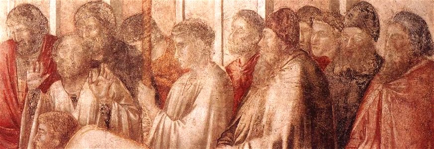 Giotto di Bondone - Scenes from the Life of St John the Evangelist - 2. Raising of Drusiana (detail) - WGA09299