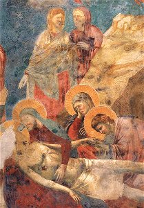 Giotto di Bondone - Scenes from the New Testament - Lamentation (detail) - WGA09161