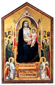Giotto Ognissanti Madonna white ground