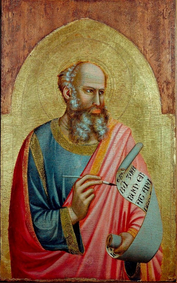 Giotto. St. John Evangelist. 1320-25. 81x55cm.Musee Jackemart Andree, Chaalis