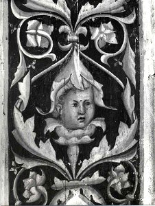 Giotto di Bondone, Motivi decorativi a girali vegetali e putti, 12149 gw