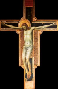 Giotto. the-crucifix-1310-17. 430х303 cm. Rimini, Tempio Malatestiano