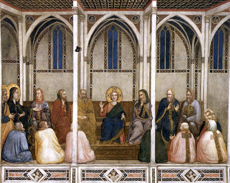 Giotto, Lower Church Assisi, Christ Among the Doctors 01