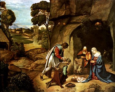 Giorgione, Adoration of the Shepherds 01