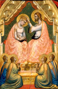 Giotto. Baroncelli Polyptych (central panel) c.1334 Baroncelli Chapel, Santa Croce, Florence