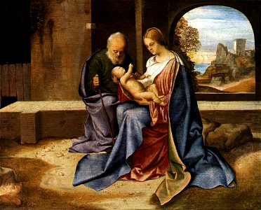Giorgione, sacra famiglia