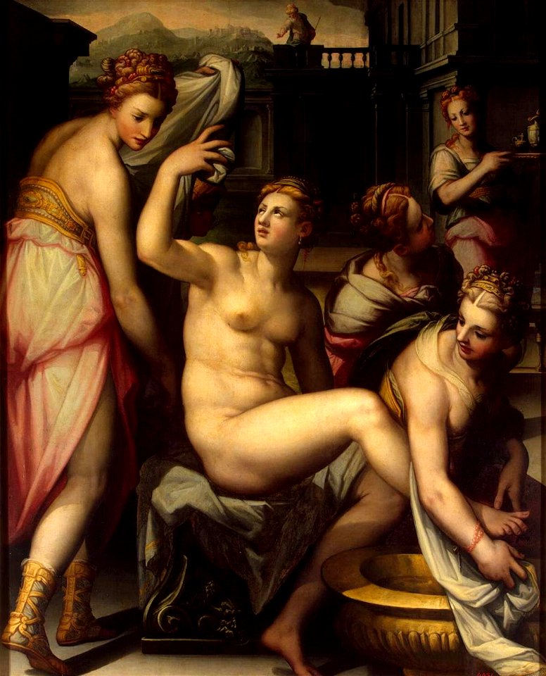 Giovan battista naldini, Bathsheba