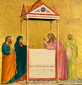 Giotto - The Presentation of the Christ Child in the Temple - P30w9 - Isabella Stewart Gardner Museum. Free illustration for personal and commercial use.