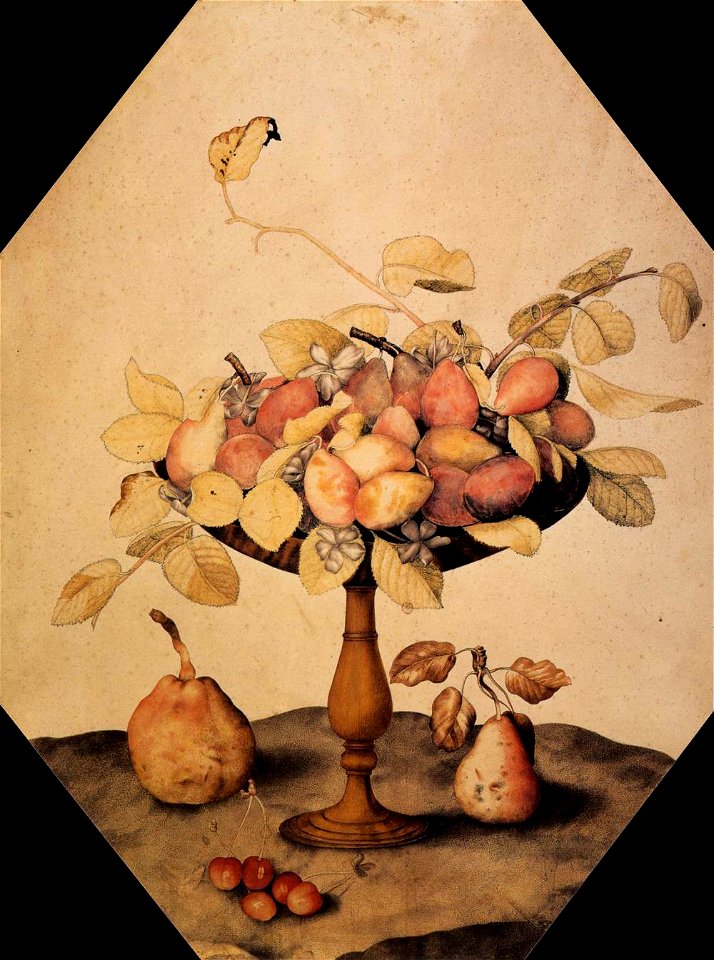 Giovanna Garzoni - Bowl with Plums - WGA8488
