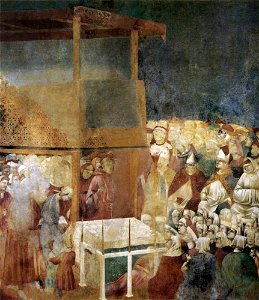 Giotto di Bondone - Legend of St Francis - 24. Canonization of St Francis - WGA09152