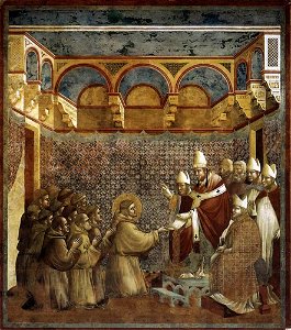 Giotto di Bondone - Legend of St Francis - 7. Confirmation of the Rule - WGA09128