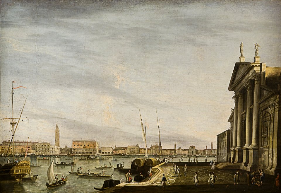 Giovanni Antonio Canal - Benetke, pogled s San Giorgio Maggiore