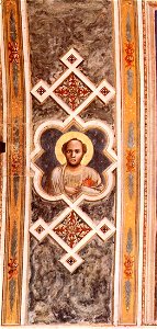 Giotto di Bondone - Decorative band with figure - WGA09264
