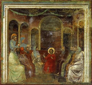 Giotto di Bondone - No. 22 Scenes from the Life of Christ - 6. Christ among the Doctors - WGA09200