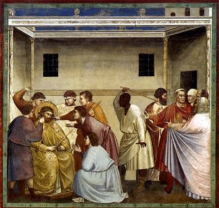 Giotto di Bondone - No. 33 Scenes from the Life of Christ - 17. Flagellation - WGA09218