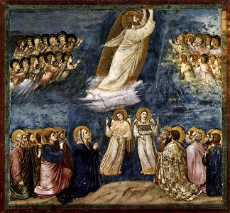 Giotto di Bondone - No. 38 Scenes from the Life of Christ - 22. Ascension - WGA09226