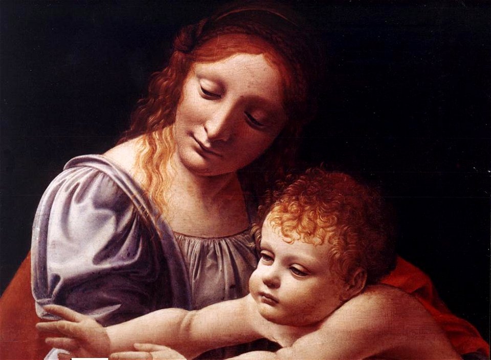 Giovanni Antonio Boltraffio - The Virgin and Child (detail) - WGA2389