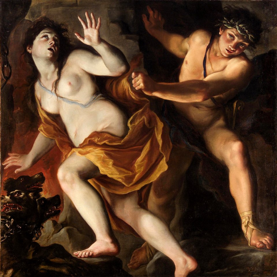 Giovanni Antonio Burrini - Orpheus und Eurydike - GG 5762 - Kunsthistorisches Museum
