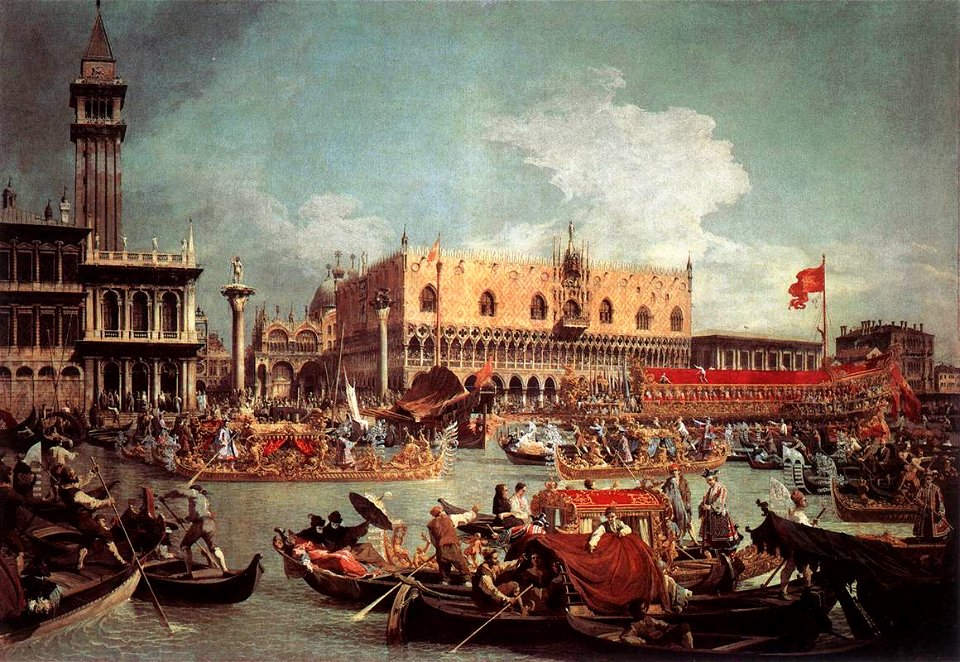 Giovanni Antonio Canal, il Canaletto - The Bucintoro Returning to the Molo on Ascension Day - WGA03887