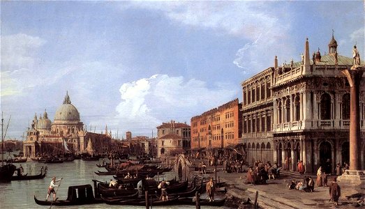 Giovanni Antonio Canal, il Canaletto - The Molo - Looking West - WGA03877