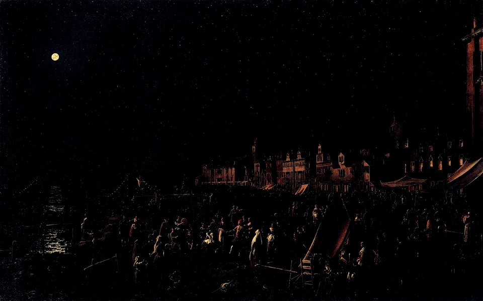 Giovanni Antonio Canal, il Canaletto - La Vigilia di Santa Marta - WGA03964
