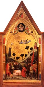 Giotto di Bondone - The Stefaneschi Triptych - Martyrdom of St Paul - WGA09353