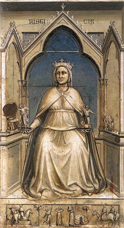 Giotto di Bondone - No. 43 The Seven Virtues - Justice - WGA09270