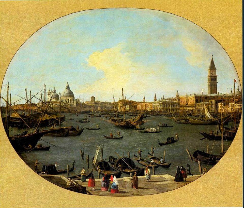 Giovanni Antonio Canal, il Canaletto - Venice Viewed from the San Giorgio Maggiore - WGA03901